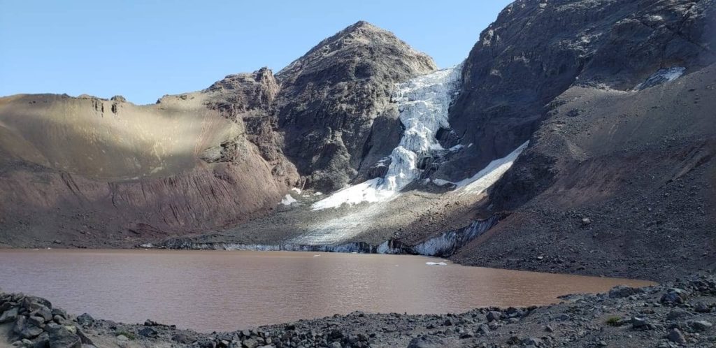 Glacier at el morado chile