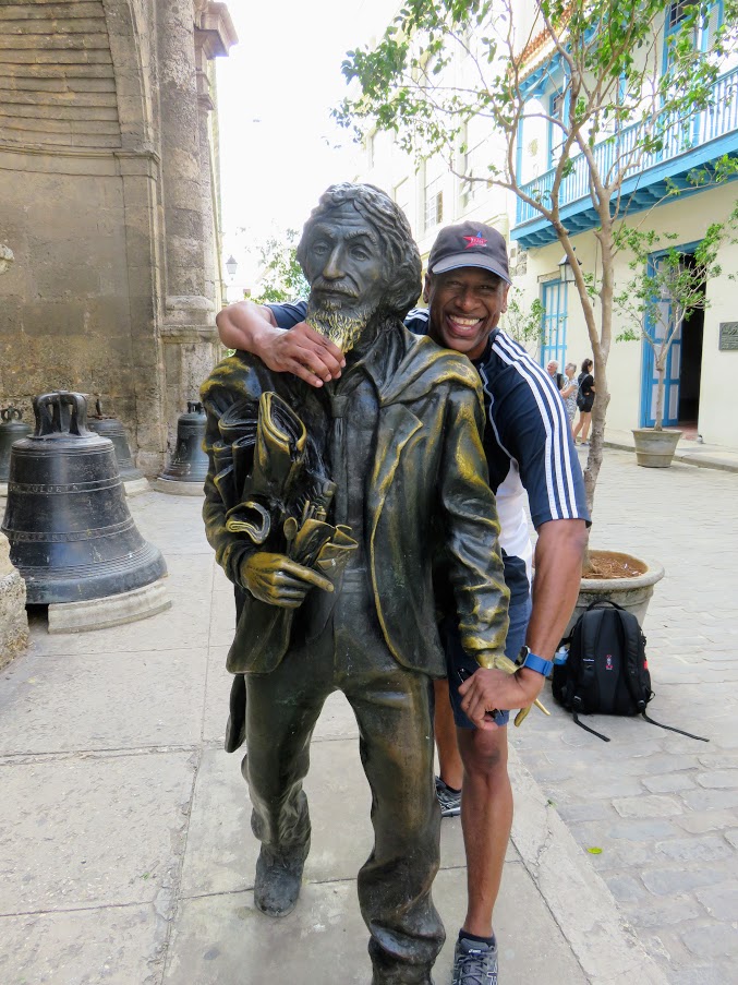me and statue havana Cuba